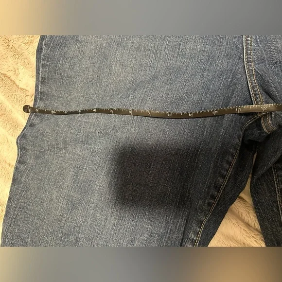 Eddie Bauer Women’s Tall Femme Grande Pants Blue Jeans Size 18T - Picture 5 of 13